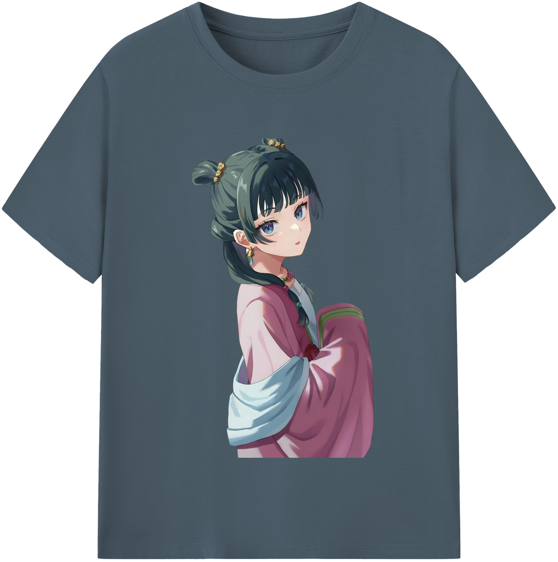 （画像用） 薬屋のひとりごと The Apothecary Diaries 綿100％半袖Tシャツ（フロントプリント）